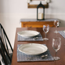 Load image into Gallery viewer, Blue Farmhouse Placemats
