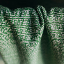 Load image into Gallery viewer, Close up green organic tea towel
